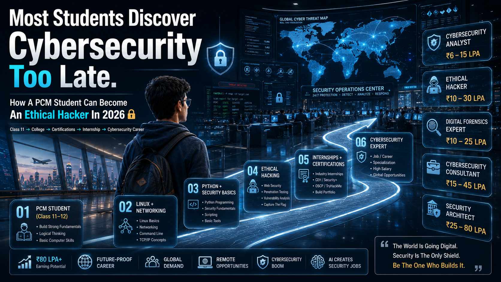 Cybersecurity Roadmap After PCM: How To Become An Ethical Hacker & Cybersecurity Expert In 2026